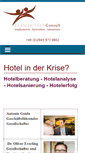 Mobile Screenshot of hotelberatung-hotelsanierung.de